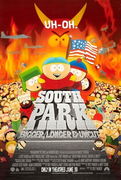 Póster de South Park: Más grande, más largo y sin cortes