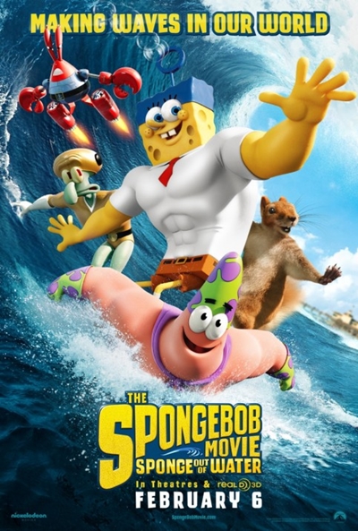 Póster de Bob Esponja: Un héroe fuera del agua