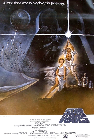 Póster de La guerra de las galaxias. Episodio IV: Una nueva esperanza