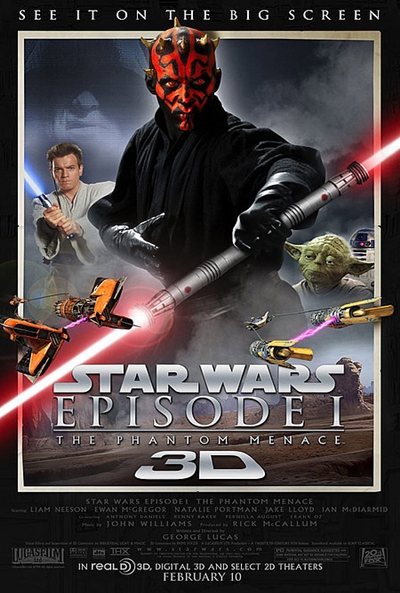 Póster de Star Wars: Episodio I. La amenaza fantasma