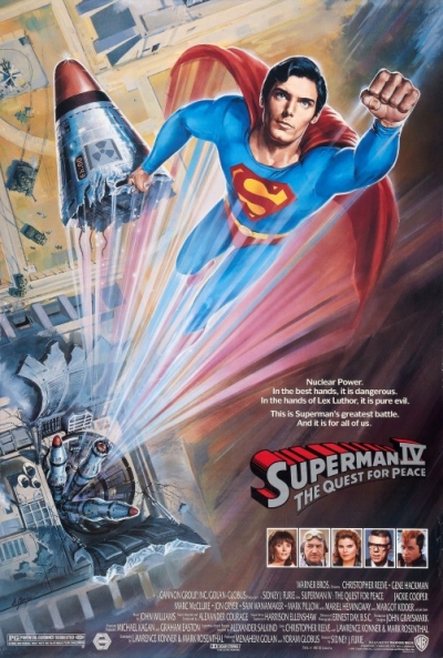 Póster de Superman IV: En busca de la paz