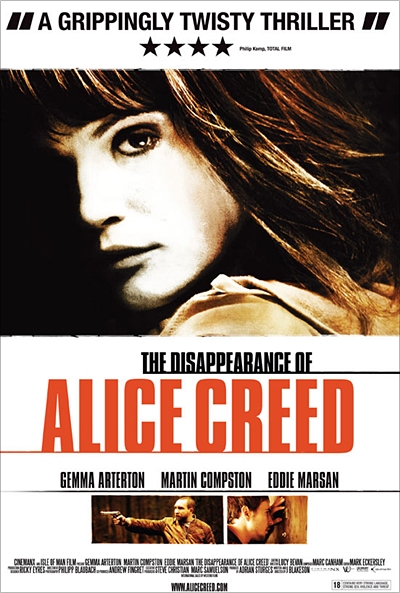 Póster de La desaparición de Alice Creed