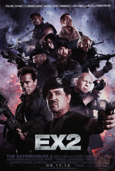 Póster de Los mercenarios 2