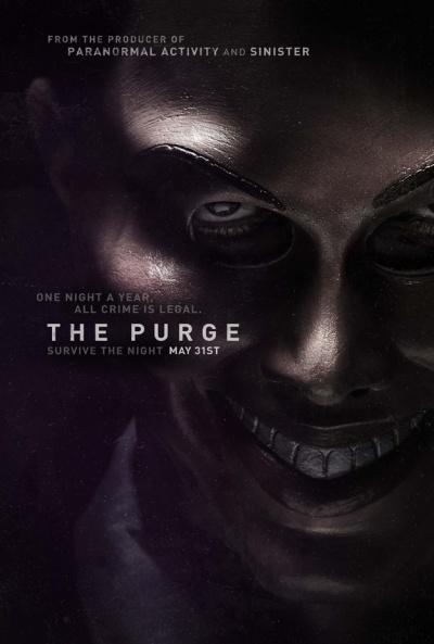 Póster de The Purge. La noche de las bestias