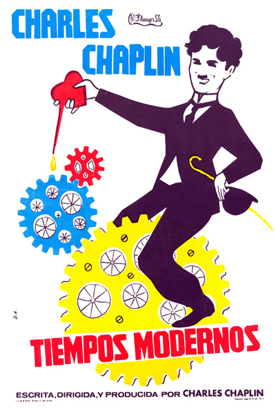 Póster de Tiempos modernos