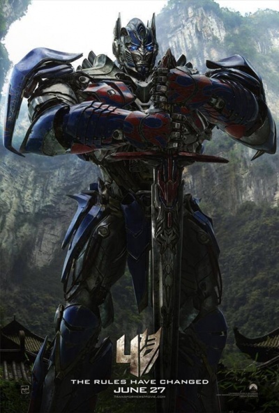 Póster de Transformers: La era de la extinción