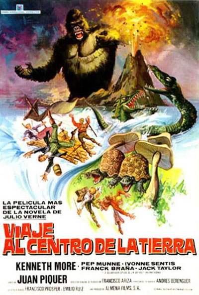Póster de Viaje al centro de la Tierra