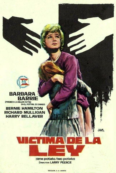 Póster de Víctima de la ley