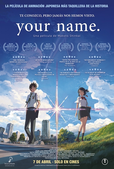 Póster de Your Name