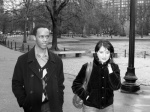 Foto de Guy and Madeline on a Park Bench