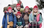Foto de Los Andersson en la nieve