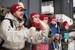 Foto de Los Andersson en la nieve
